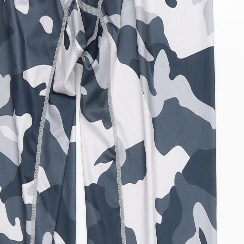EPro Mens Grey Camouflage  Compression Leggings Size M L27 in