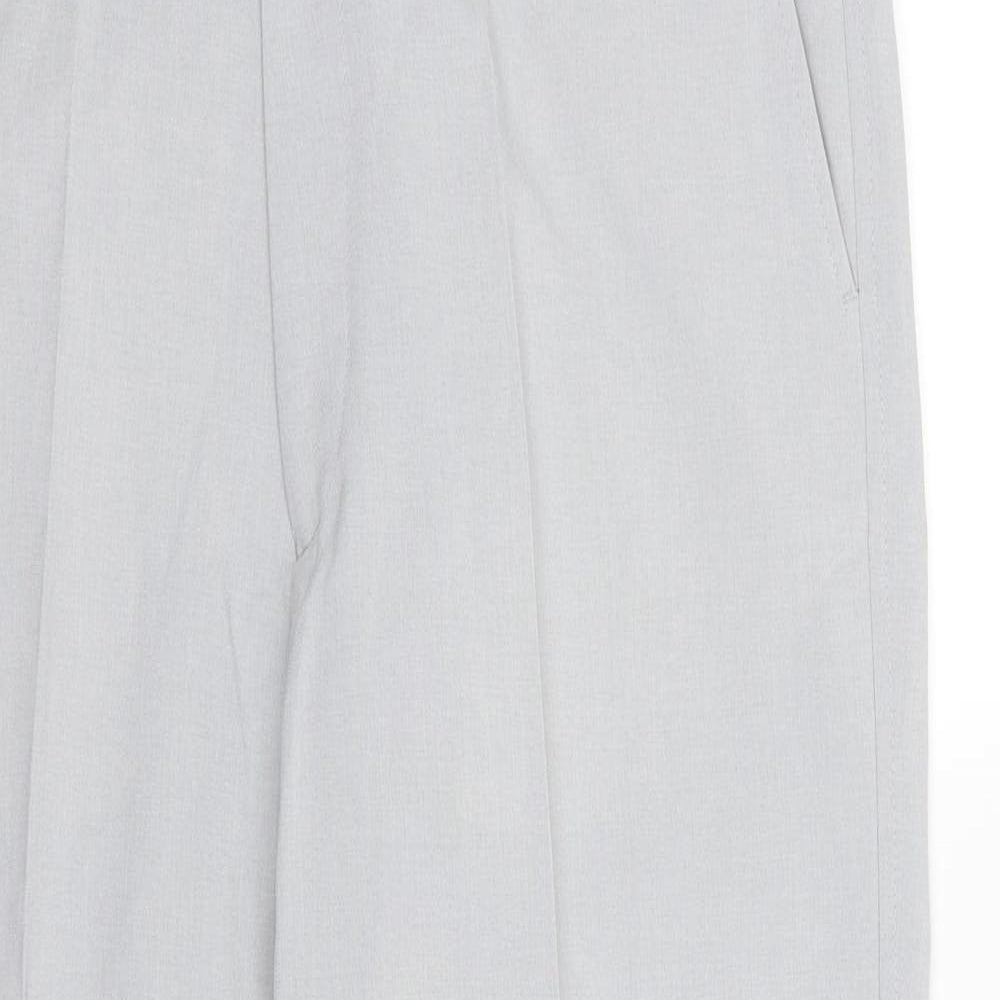 Farah Mens Grey  Rayon Trousers  Size 38 L31 in