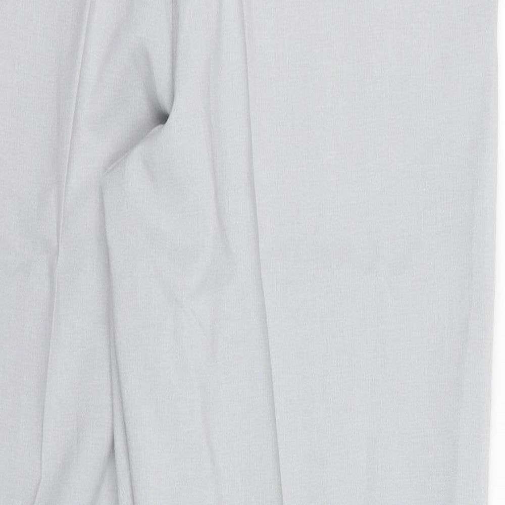 Farah Mens Grey  Rayon Trousers  Size 38 L31 in