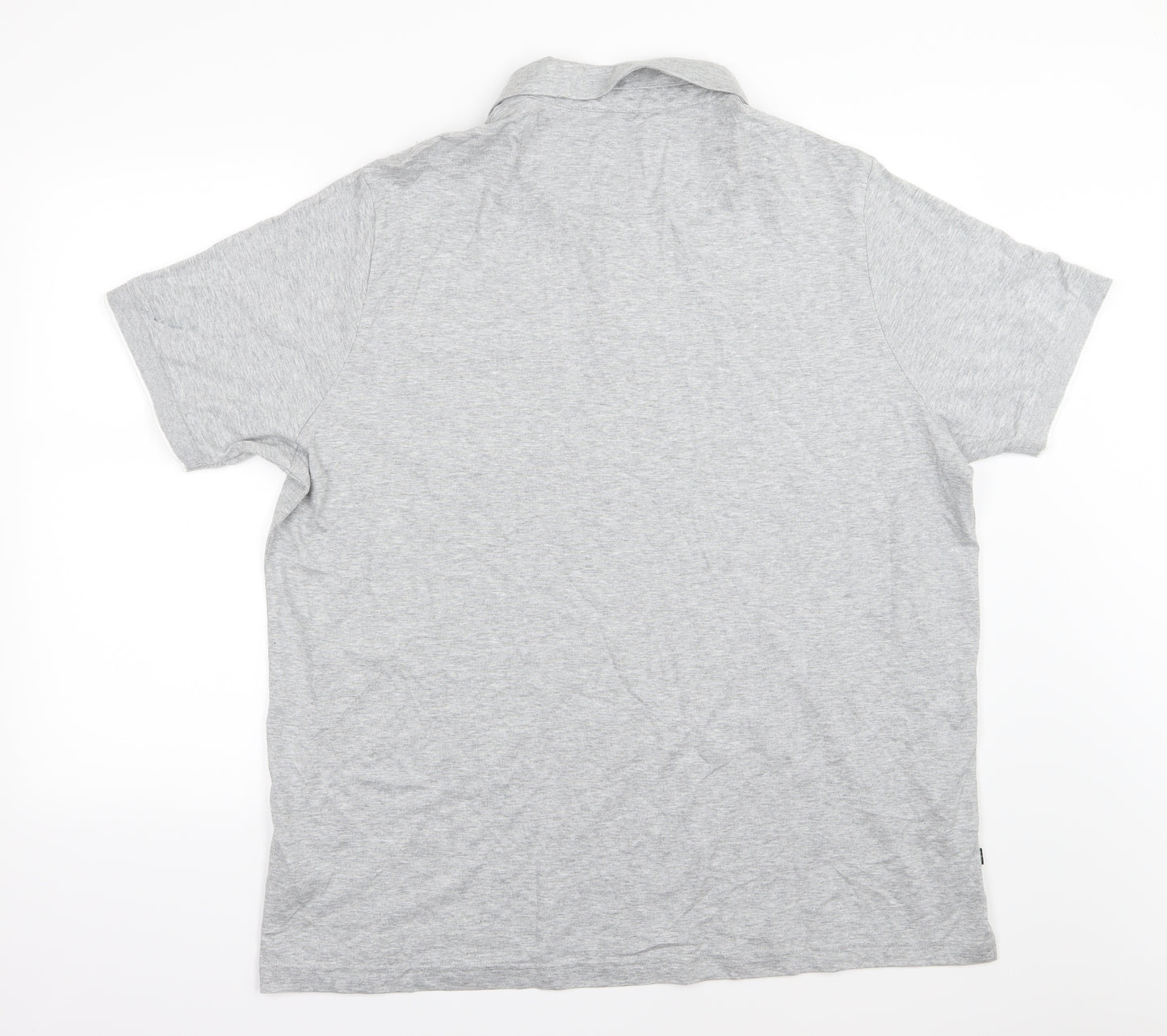Marks and Spencer Mens Grey  Jersey  Polo Size 3XL