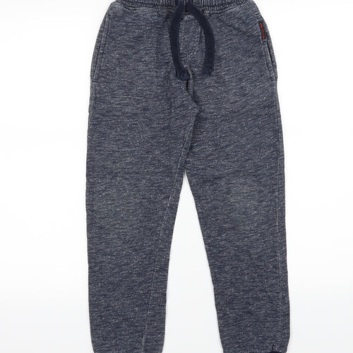 NEXT Boys Blue  Jersey Jogger Trousers Size 9 Years - cuffed