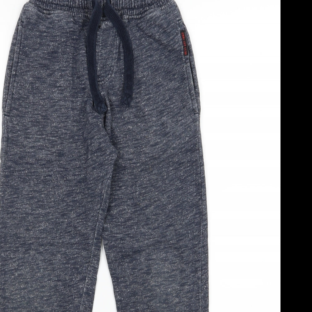 NEXT Boys Blue  Jersey Jogger Trousers Size 9 Years - cuffed