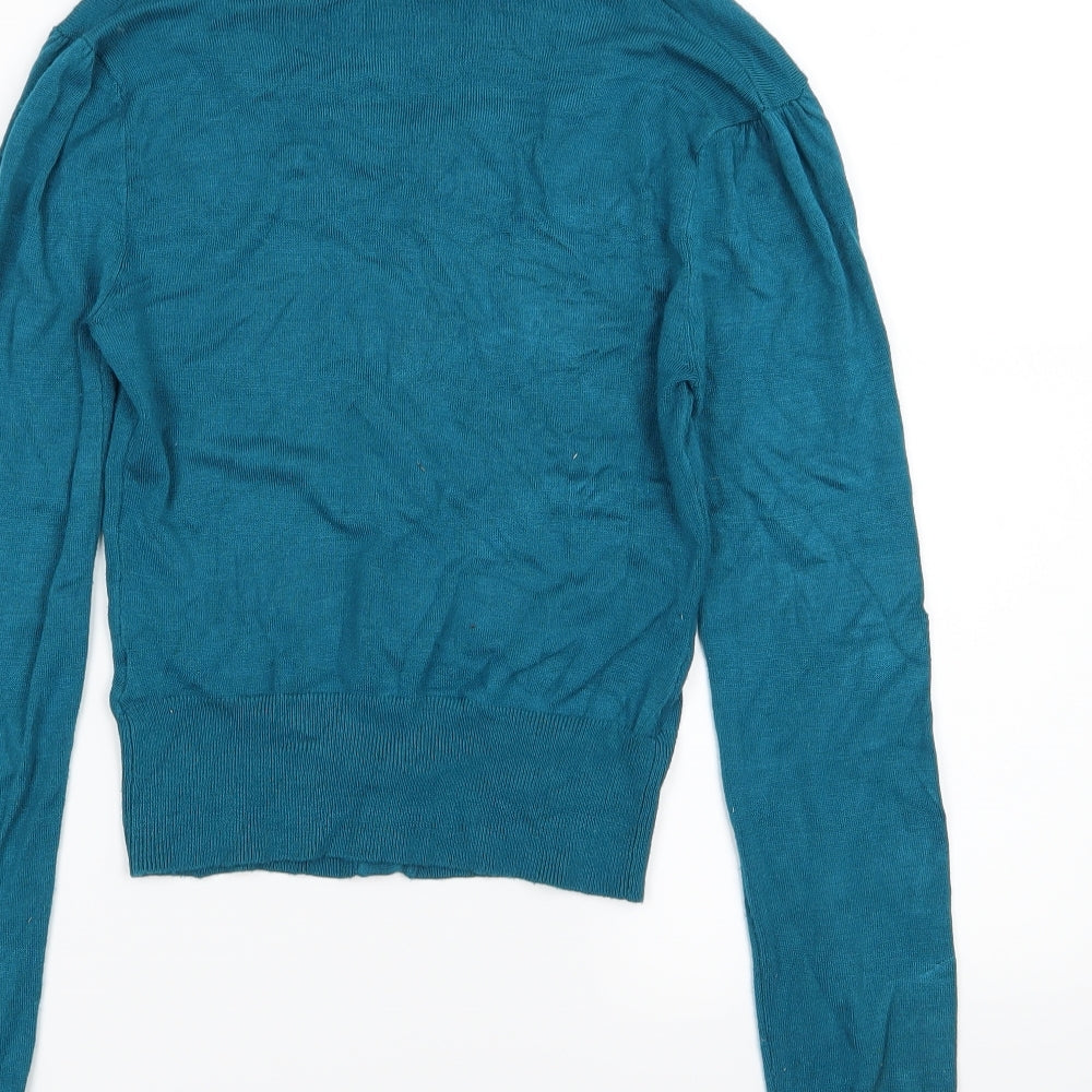Atmosphere Womens Blue  Knit Cardigan Jumper Size 8