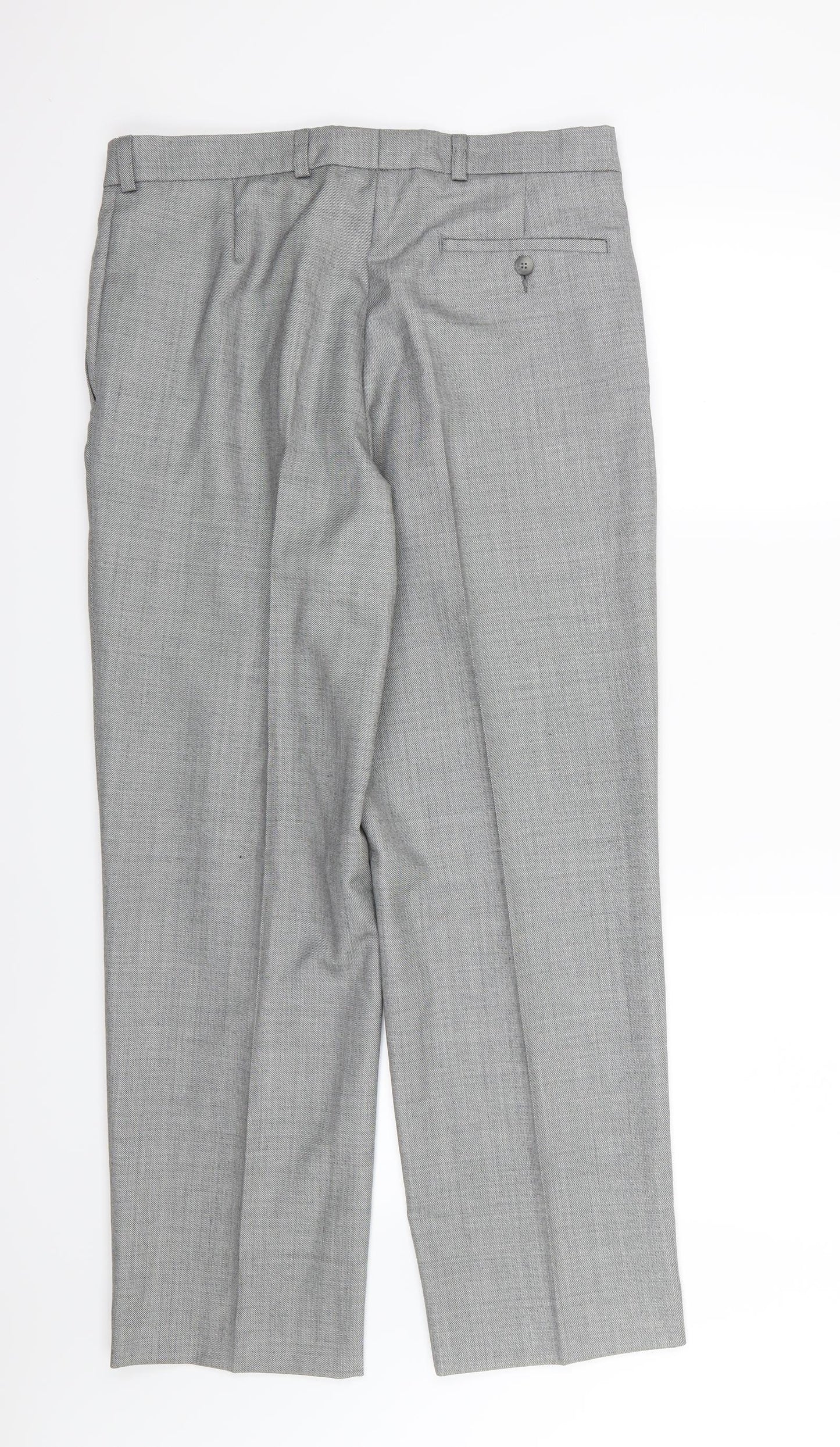 Thomas Nash Mens Grey   Trousers  Size 34 L29 in - Short Leg