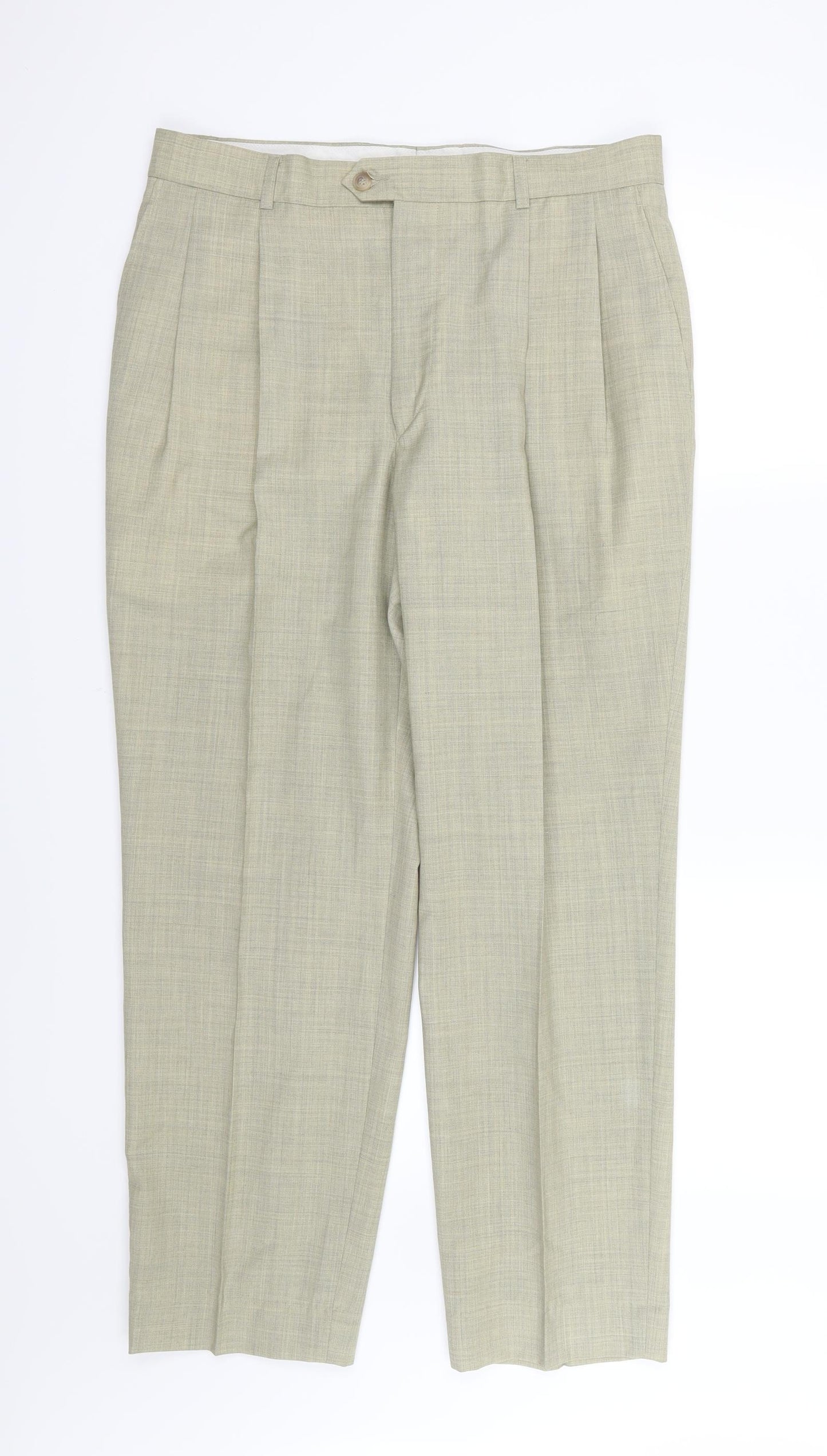 Cap Ville Mens Brown   Trousers  Size 34 L29 in