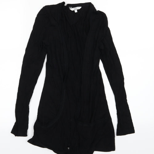 New Look Womens Black  Jersey Cardigan Jumper Size 8