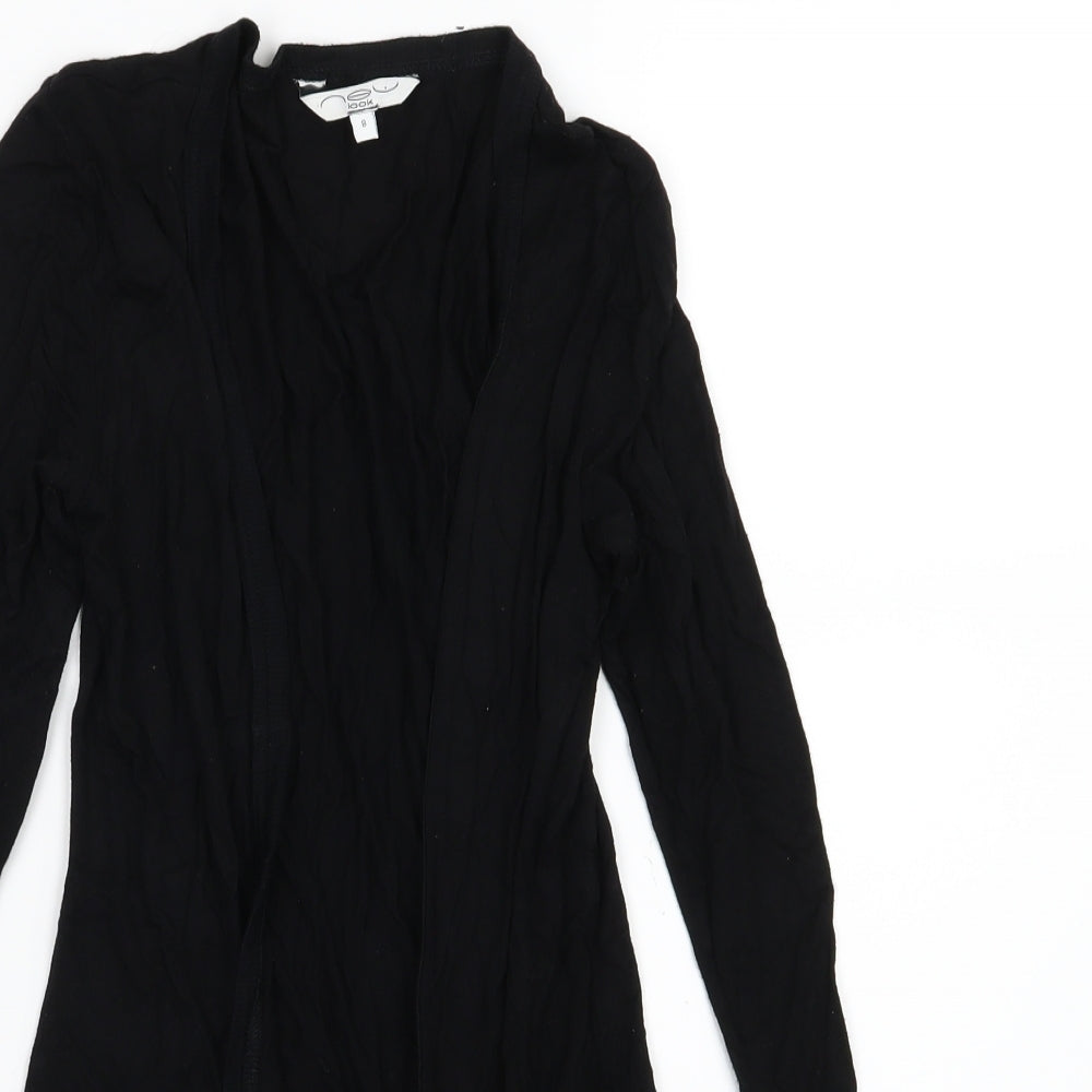 New Look Womens Black  Jersey Cardigan Jumper Size 8