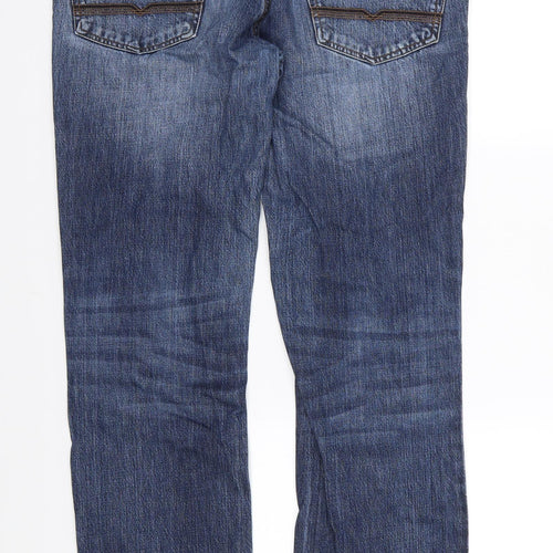 Jasper Conran Womens Blue  Denim Straight Jeans Size 34 L34 in