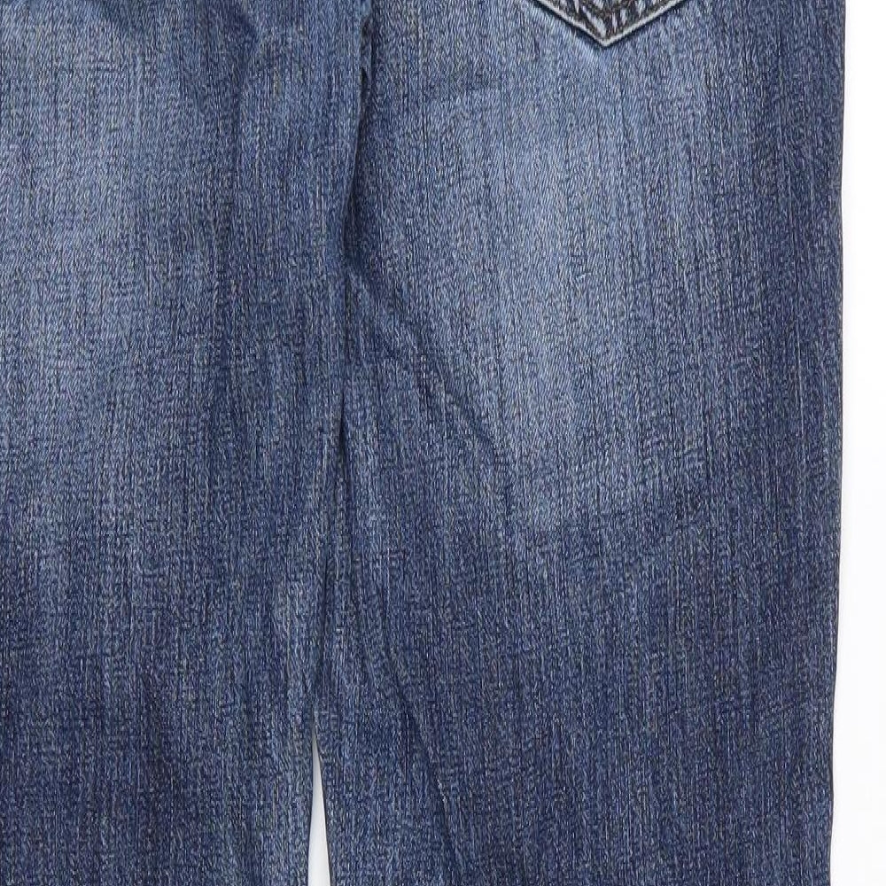 Jasper Conran Womens Blue  Denim Straight Jeans Size 34 L34 in