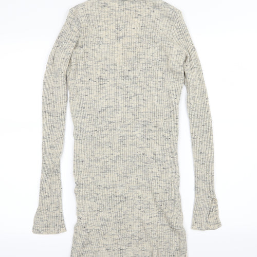 Zara Womens Beige  Knit Pullover Jumper Size M