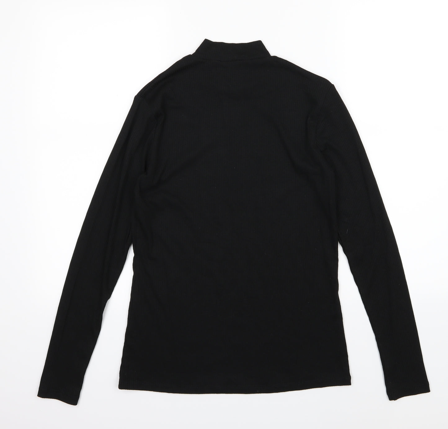 F&F Womens Black  Knit Pullover Jumper Size 10