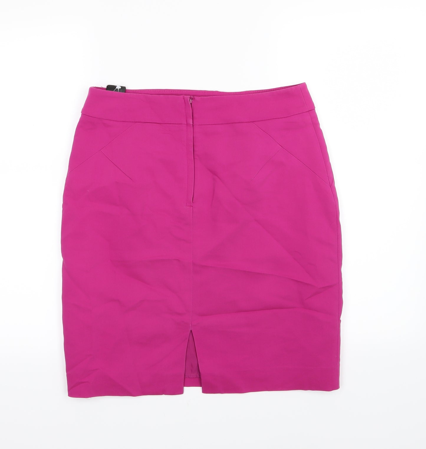 H&M Womens Pink  Rayon Straight & Pencil Skirt Size 12