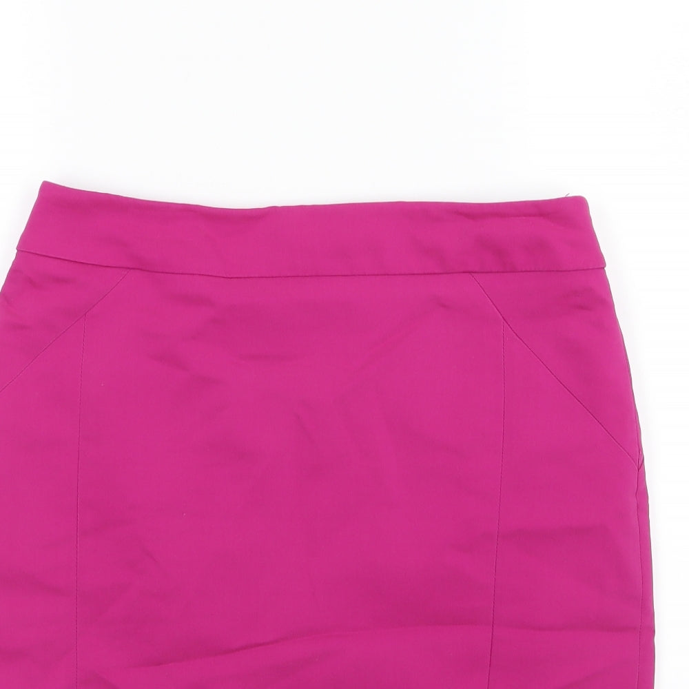 H&M Womens Pink  Rayon Straight & Pencil Skirt Size 12