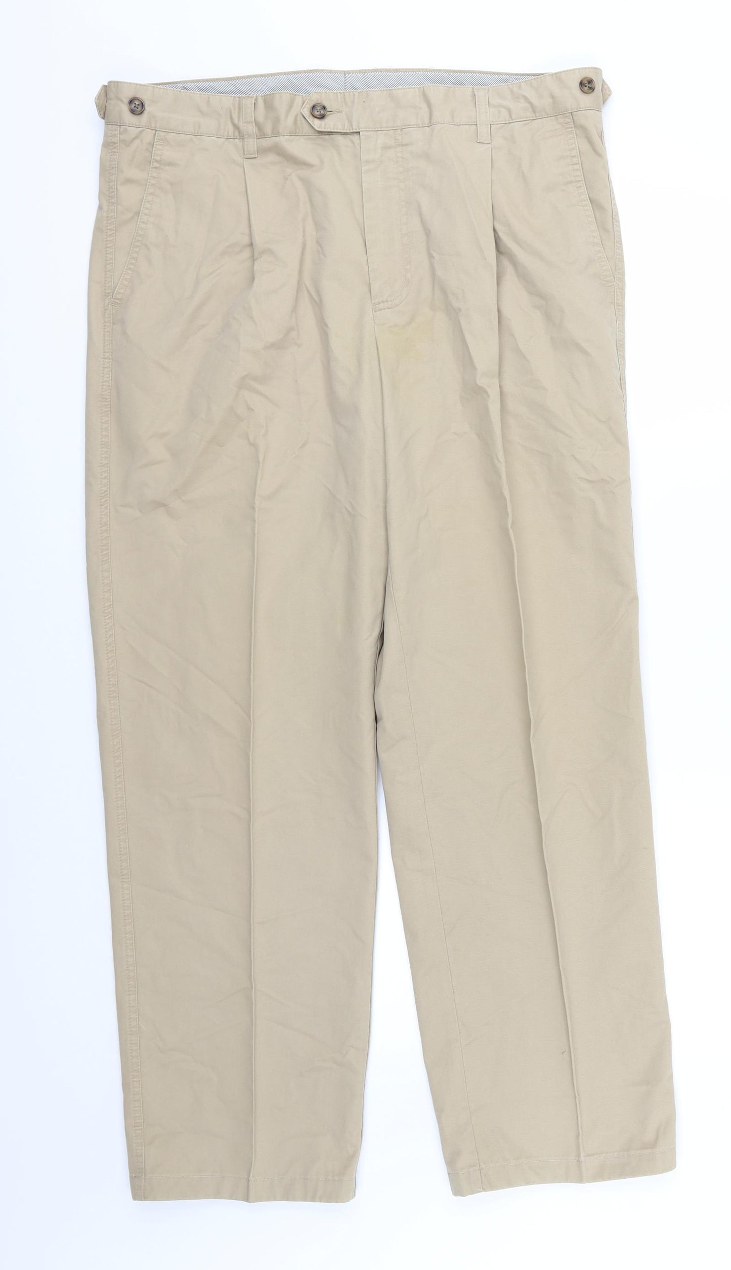 John Lewis Mens Beige   Trousers  Size 36 L31 in