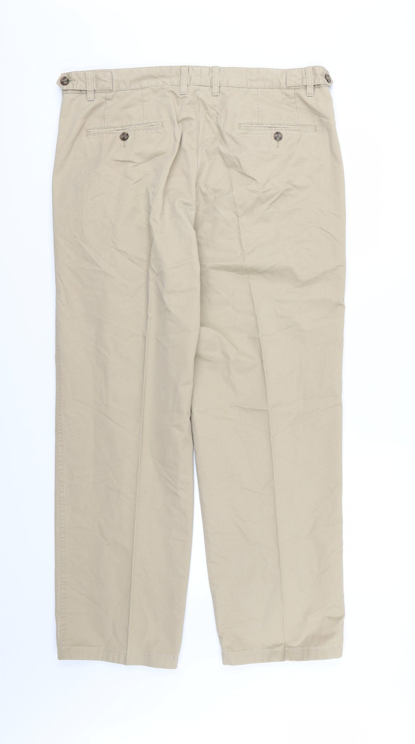 John Lewis Mens Beige   Trousers  Size 36 L31 in