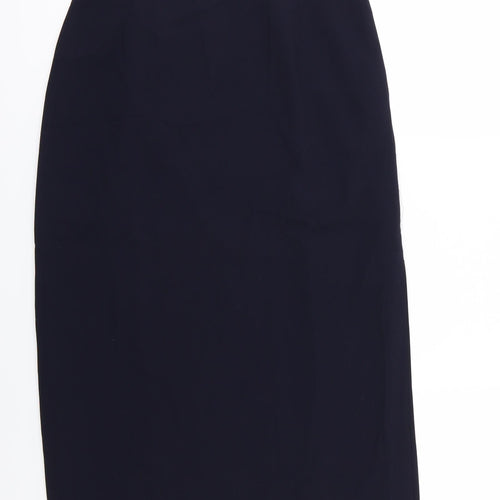 Talbots Womens Blue  Chiffon Straight & Pencil Skirt Size 8