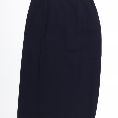 Talbots Womens Blue  Chiffon Straight & Pencil Skirt Size 8