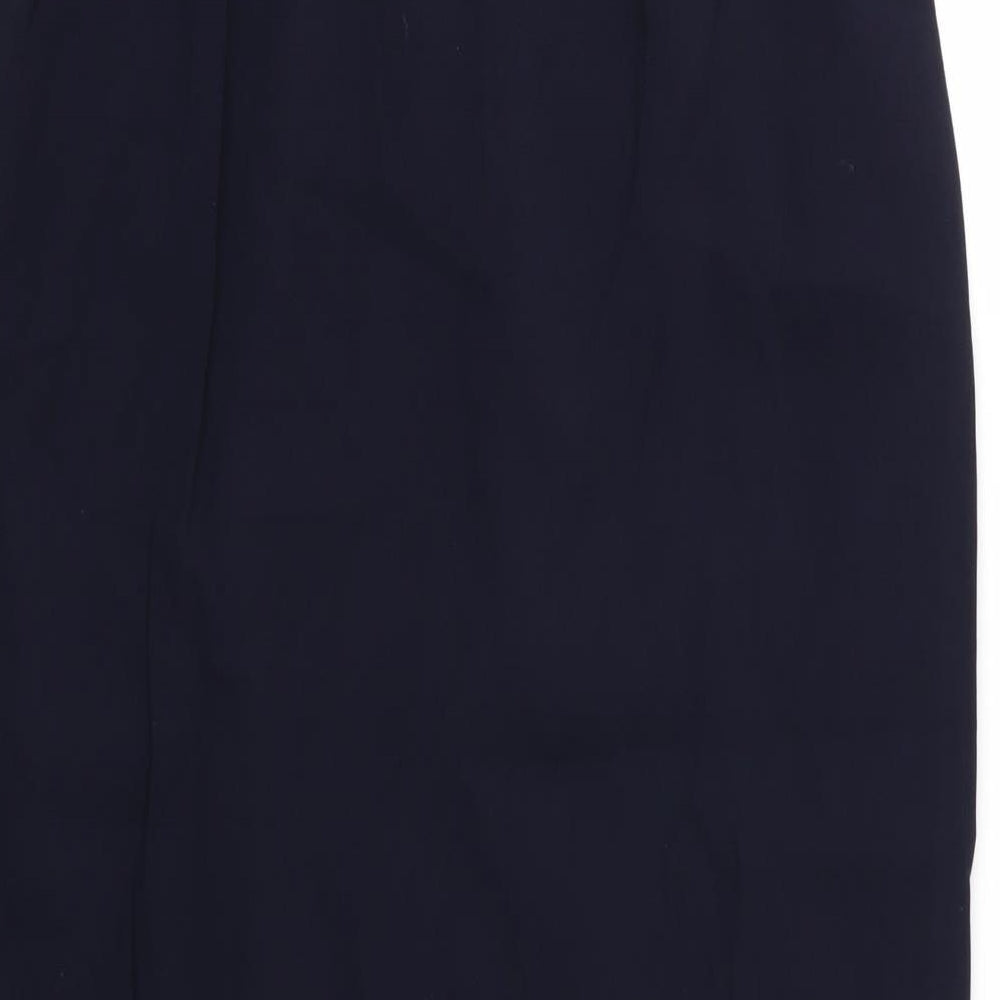 Talbots Womens Blue  Chiffon Straight & Pencil Skirt Size 8