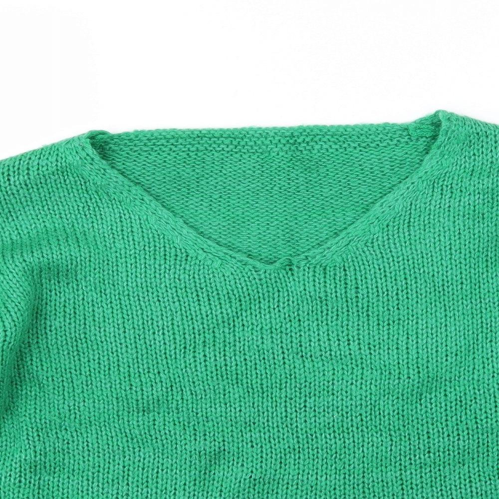 Preworn Womens Green  Knit Pullover Jumper Size S