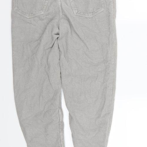 Topshop Womens Grey  Corduroy Skinny Jeans Size 26 in L30 in