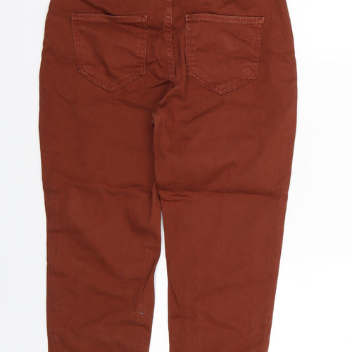 New Look Womens Brown  Denim Skinny Jeans Size 6 L22 in