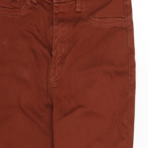 New Look Womens Brown  Denim Skinny Jeans Size 6 L22 in