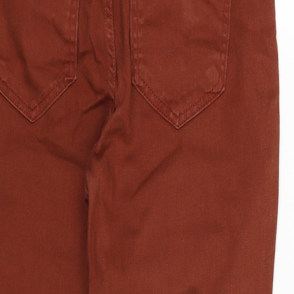 New Look Womens Brown  Denim Skinny Jeans Size 6 L22 in