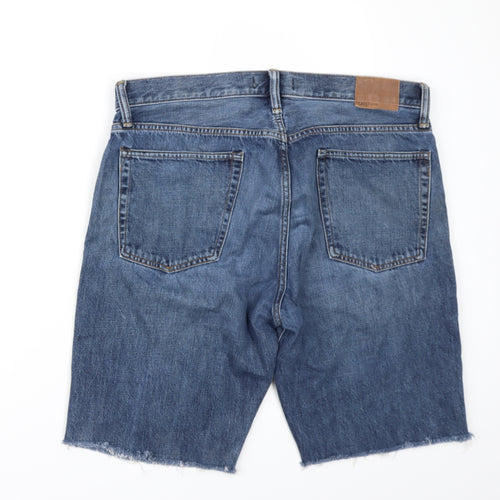 Gap Mens Blue  Denim Biker Shorts Size 34 - Customised Cropped