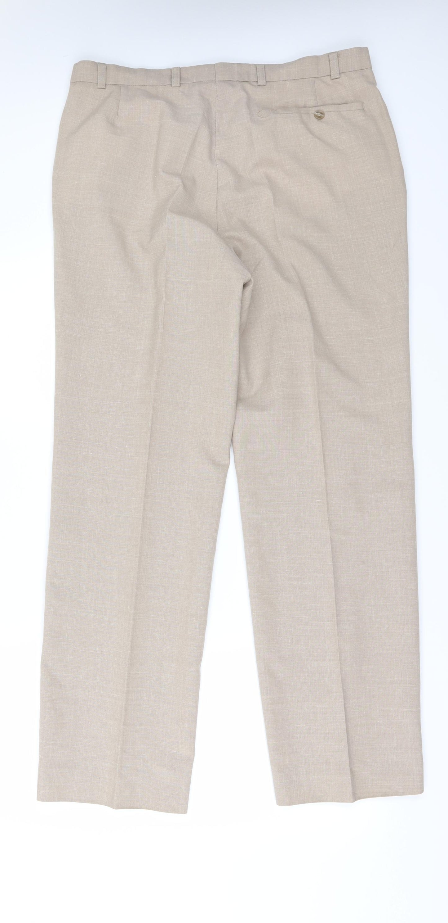 Marks and Spencer` Mens Beige   Trousers  Size 36 L33 in