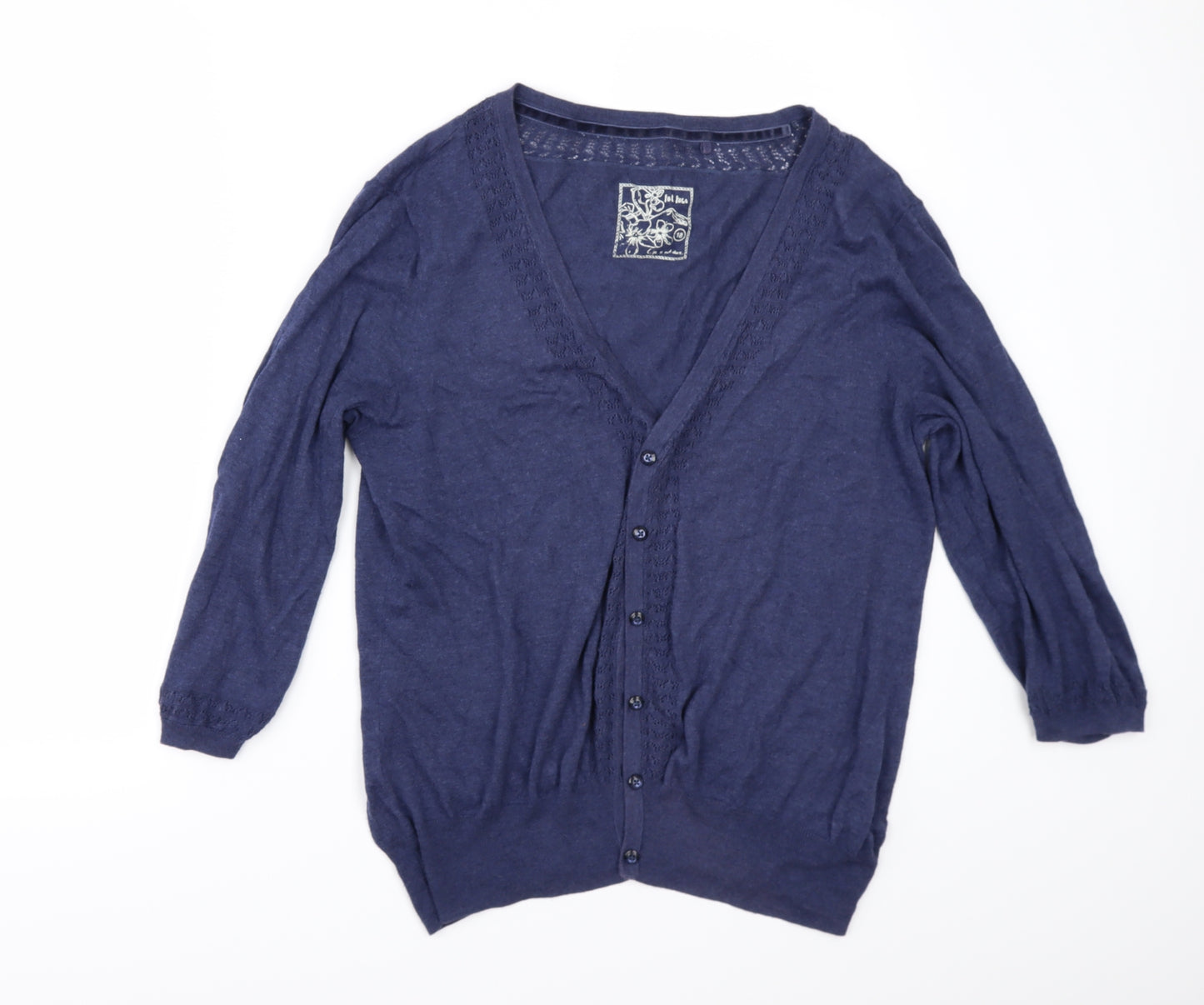Fat Face Womens Blue   Cardigan Jumper Size 18