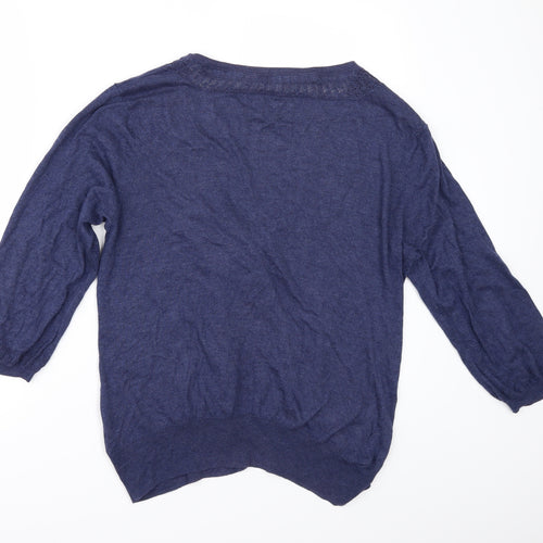 Fat Face Womens Blue   Cardigan Jumper Size 18