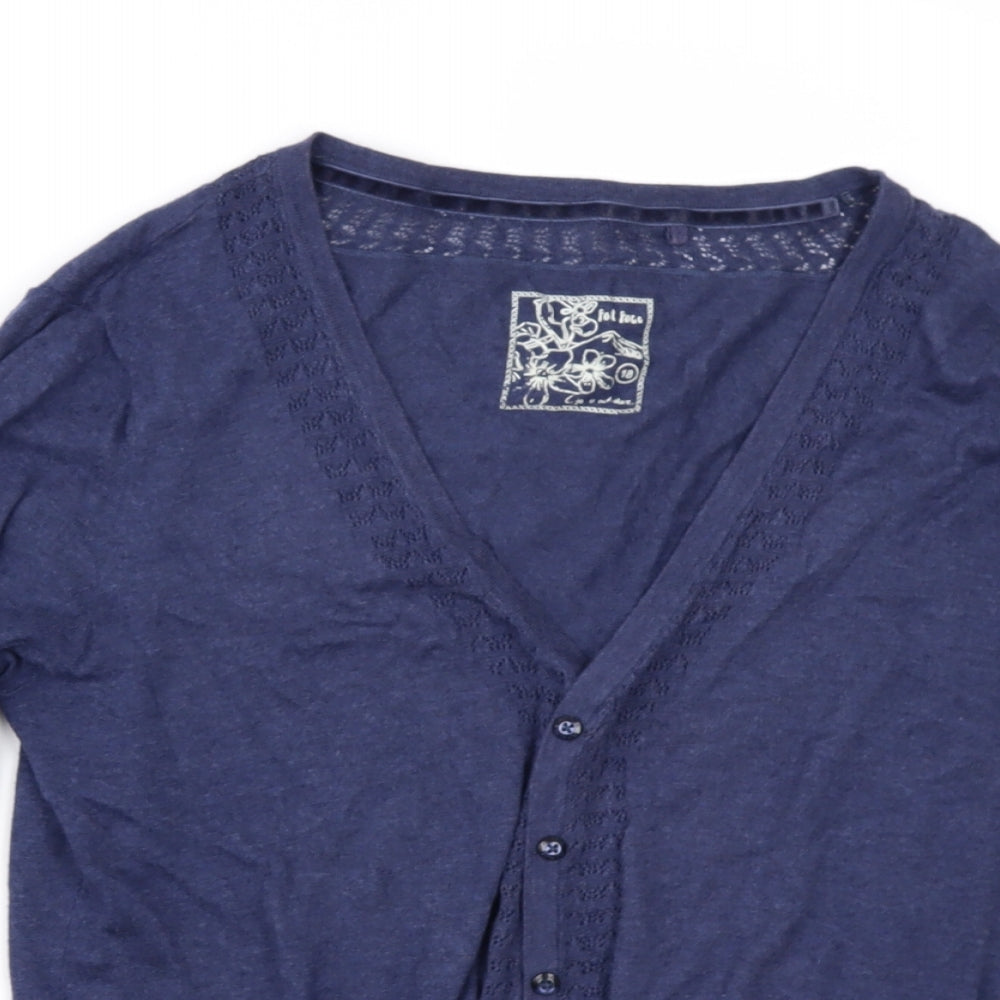 Fat Face Womens Blue   Cardigan Jumper Size 18