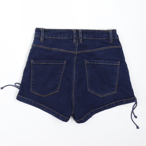 Preworn Womens Blue   Hot Pants Shorts Size 28