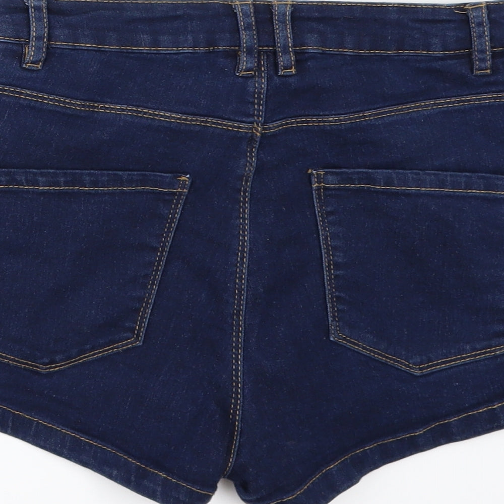 Preworn Womens Blue   Hot Pants Shorts Size 28
