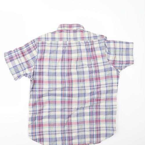THE NEW IVY BRAND Mens Multicoloured Check   Button-Up Size M