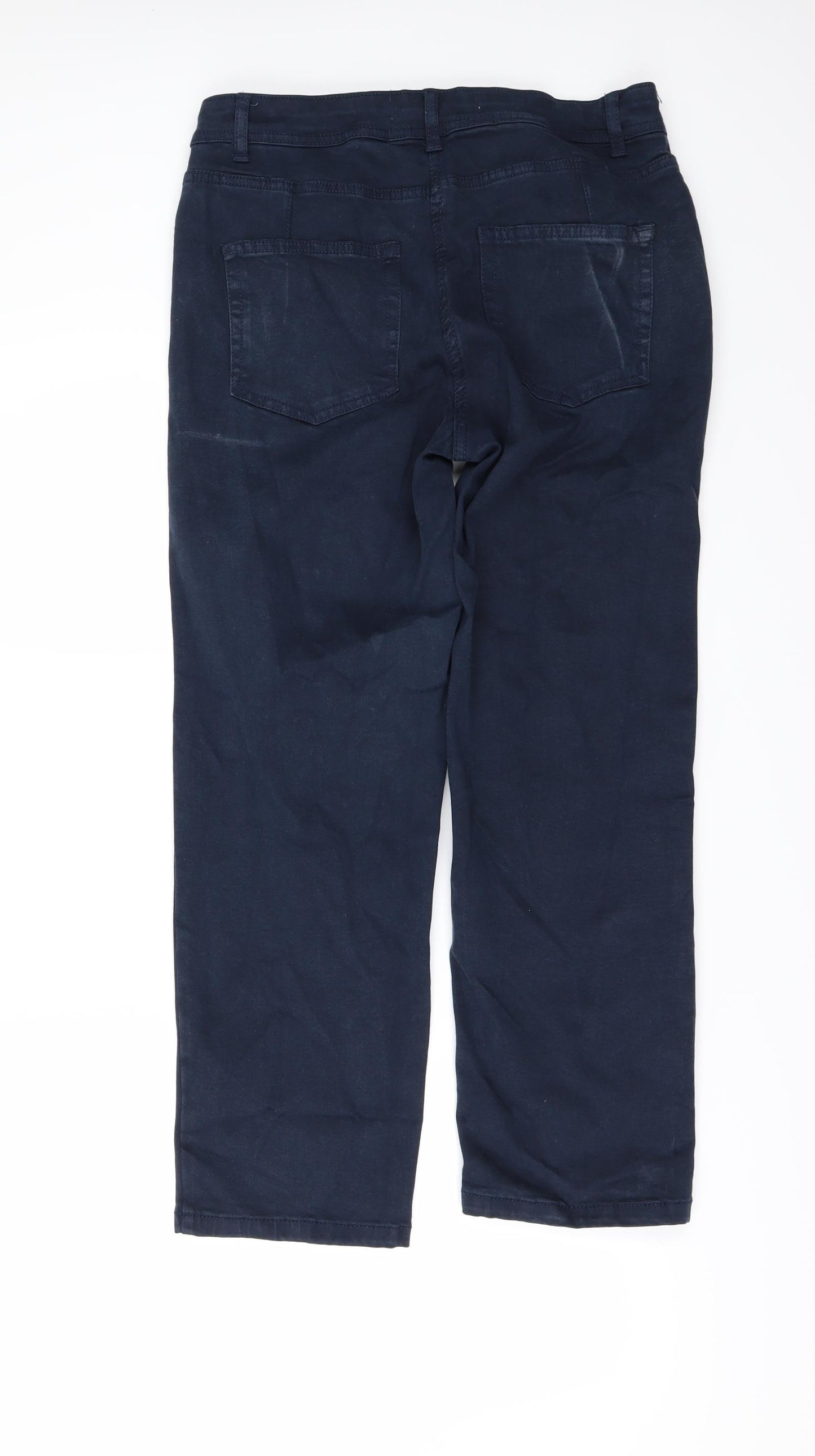NEXT Womens Blue  Denim Cropped Jeans Size 10 L24 in - Soft Touch
