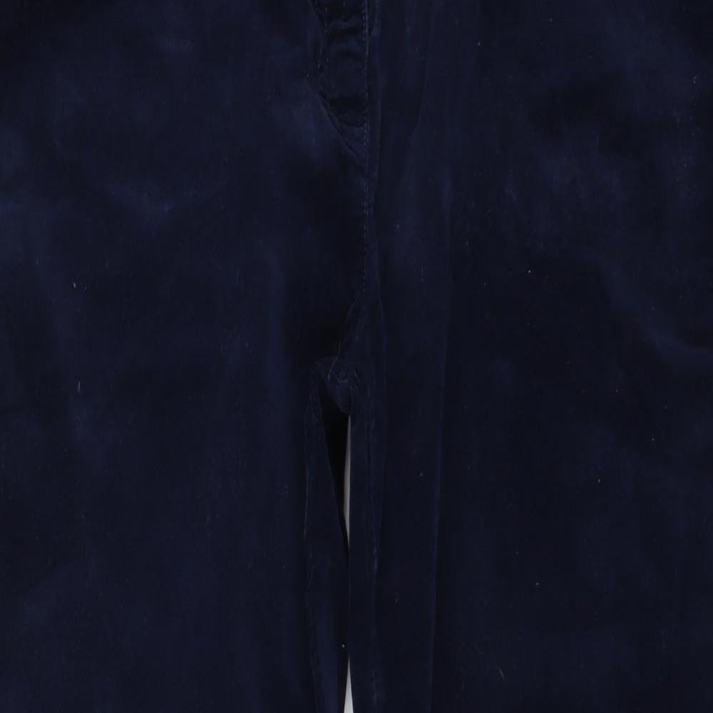 EWM Womens Black  Corduroy Straight Jeans Size 18 L29 in