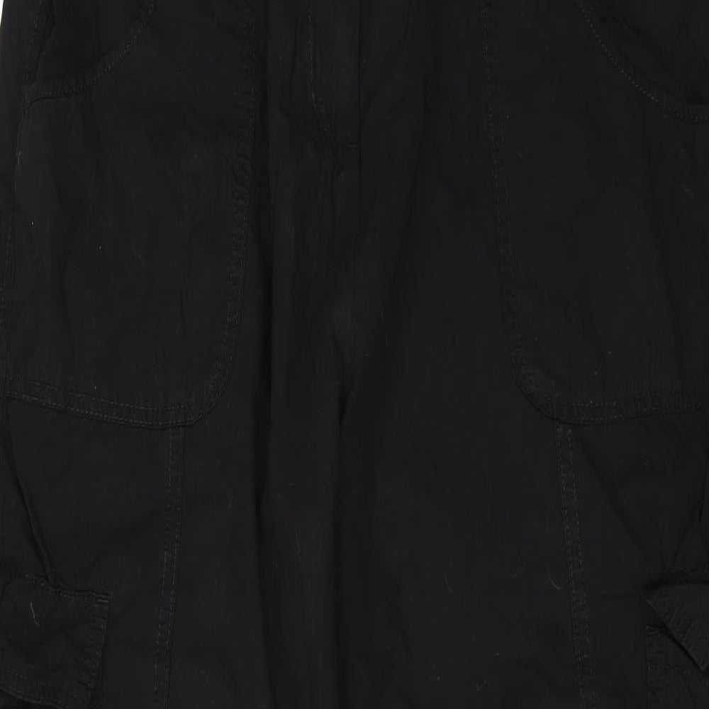George Womens Black   Cargo Trousers Size 16 L27 in