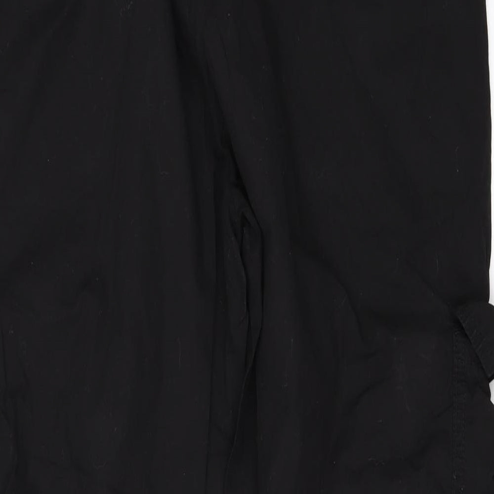 George Womens Black   Cargo Trousers Size 16 L27 in
