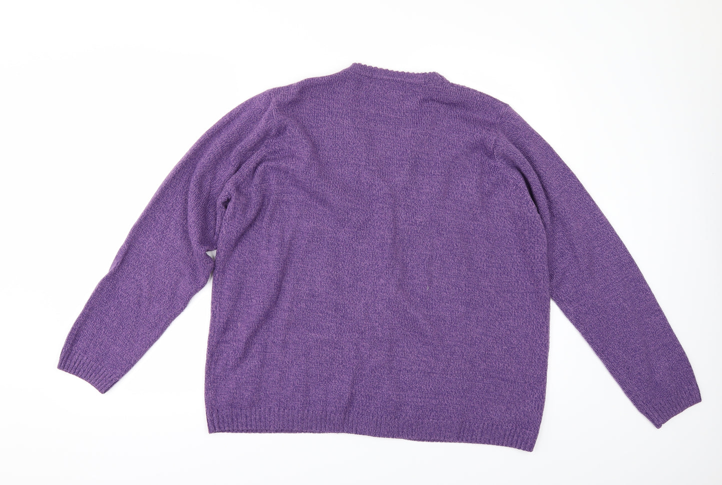 EWM Womens Purple   Cardigan Jumper Size L