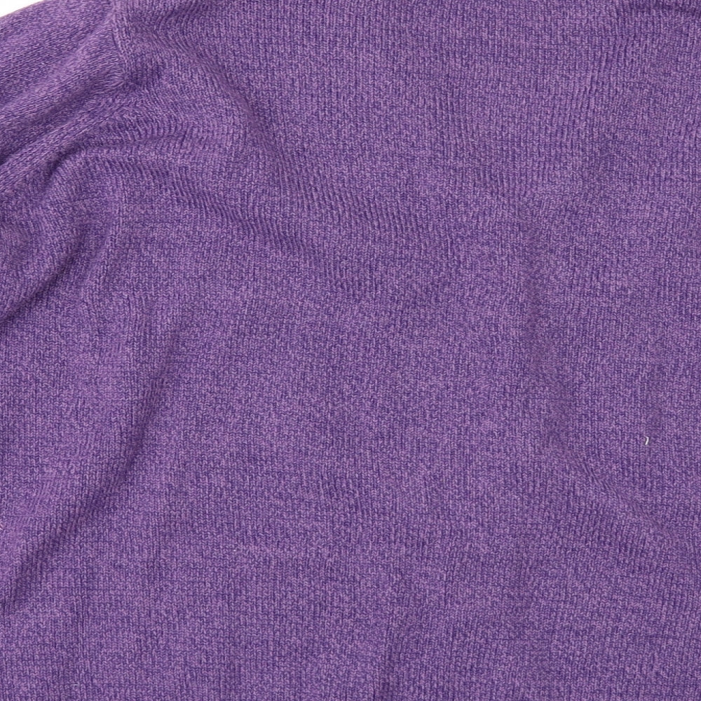 EWM Womens Purple   Cardigan Jumper Size L