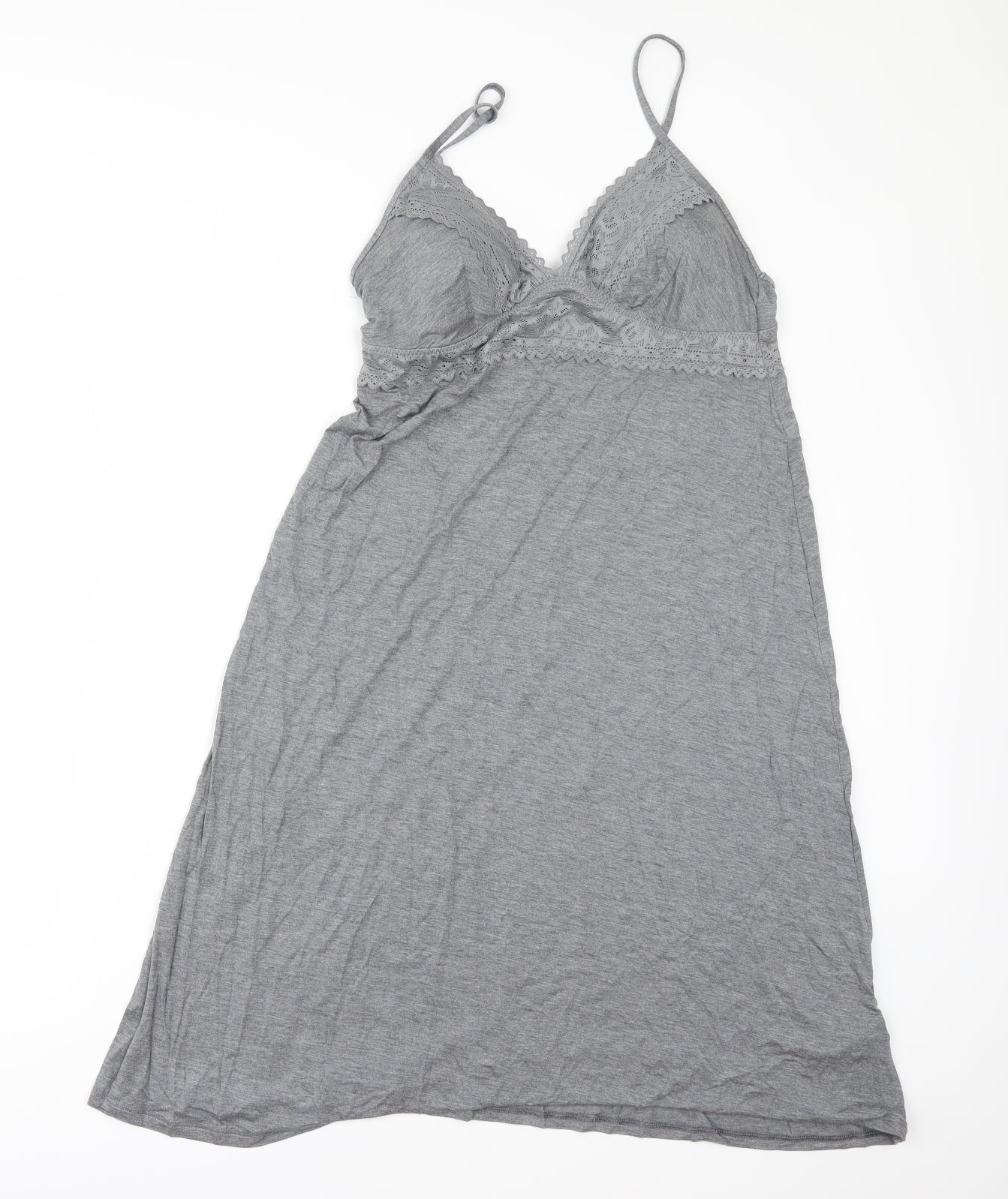 Marks and Spencer Womens Grey   Kimono Gown Size 14