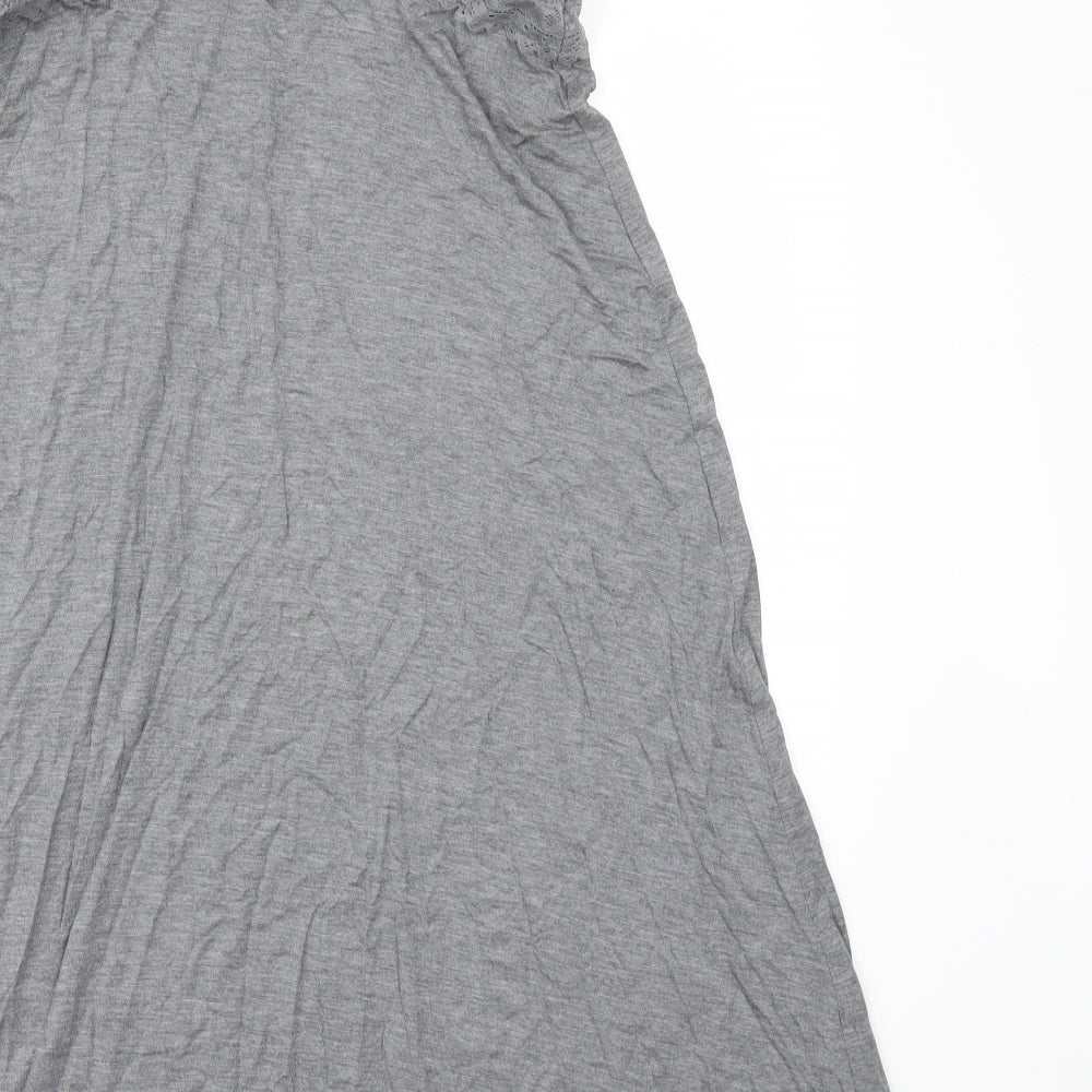 Marks and Spencer Womens Grey   Kimono Gown Size 14