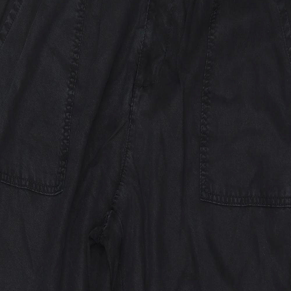 F&F Womens Black   Trousers  Size 16 L25 in