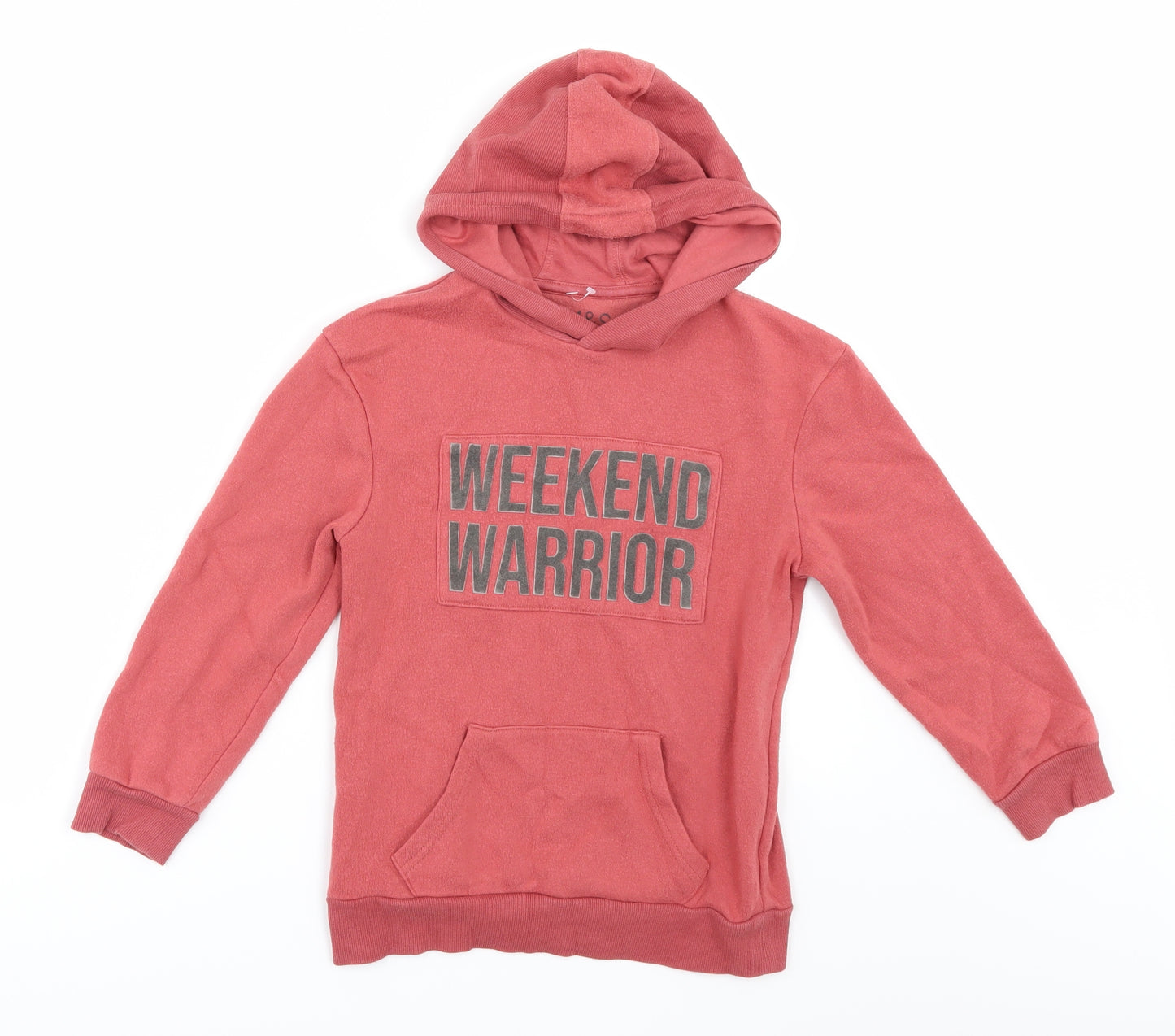 Marks and Spencer Boys Red   Pullover Hoodie Size 7-8 Years