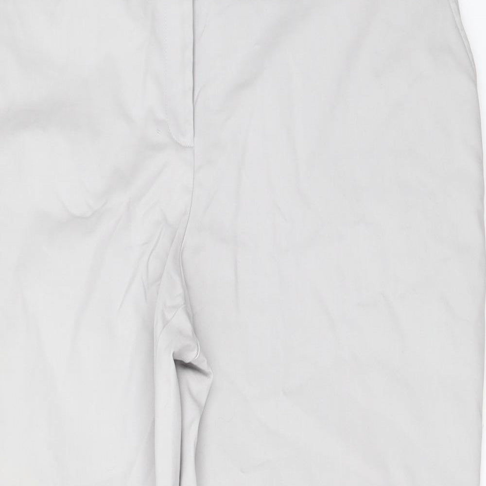 M&Co Womens Silver   Trousers  Size 20 L27 in