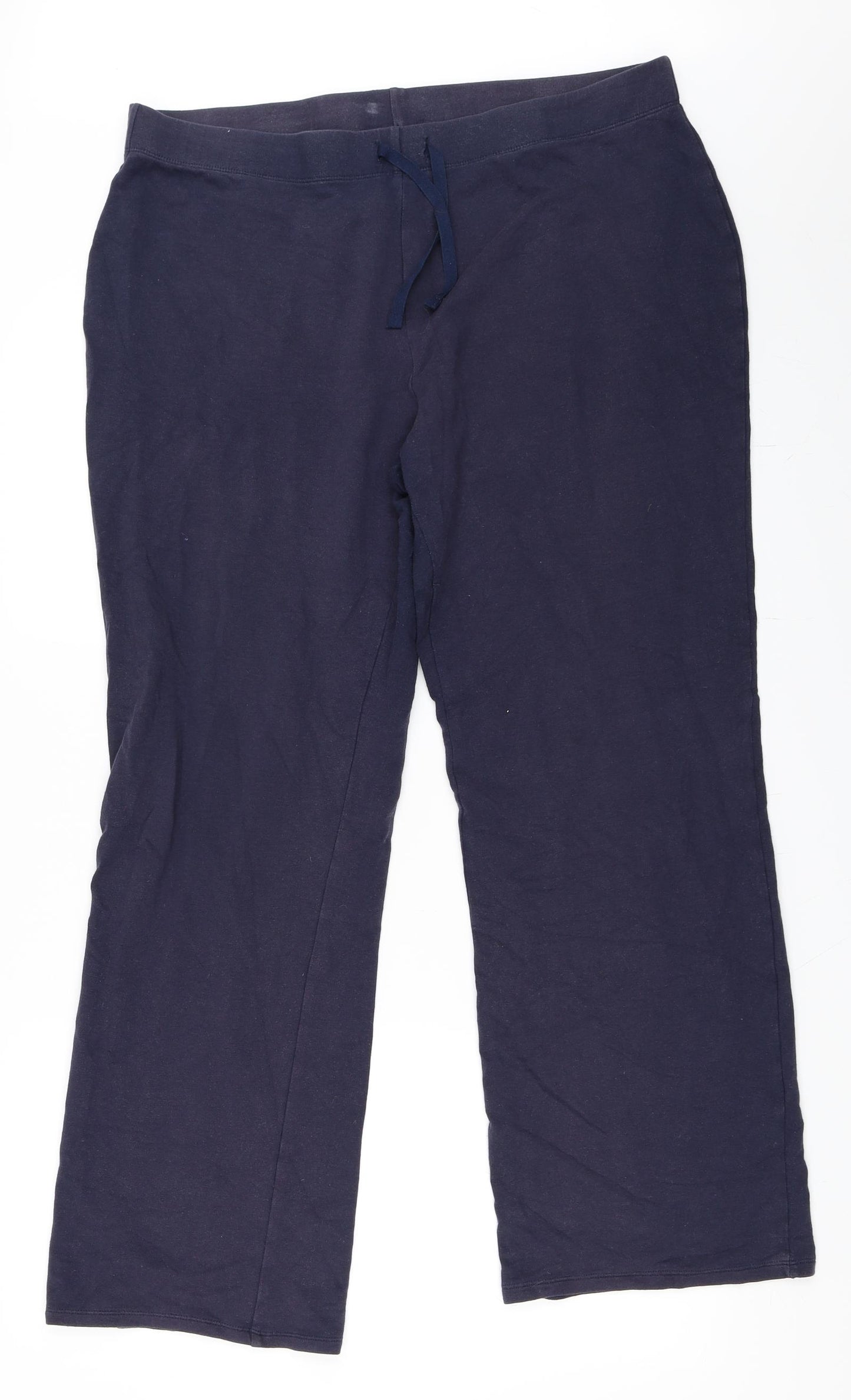 Marks and Spencer Womens Blue   Sweatpants Trousers Size 18 L29 in