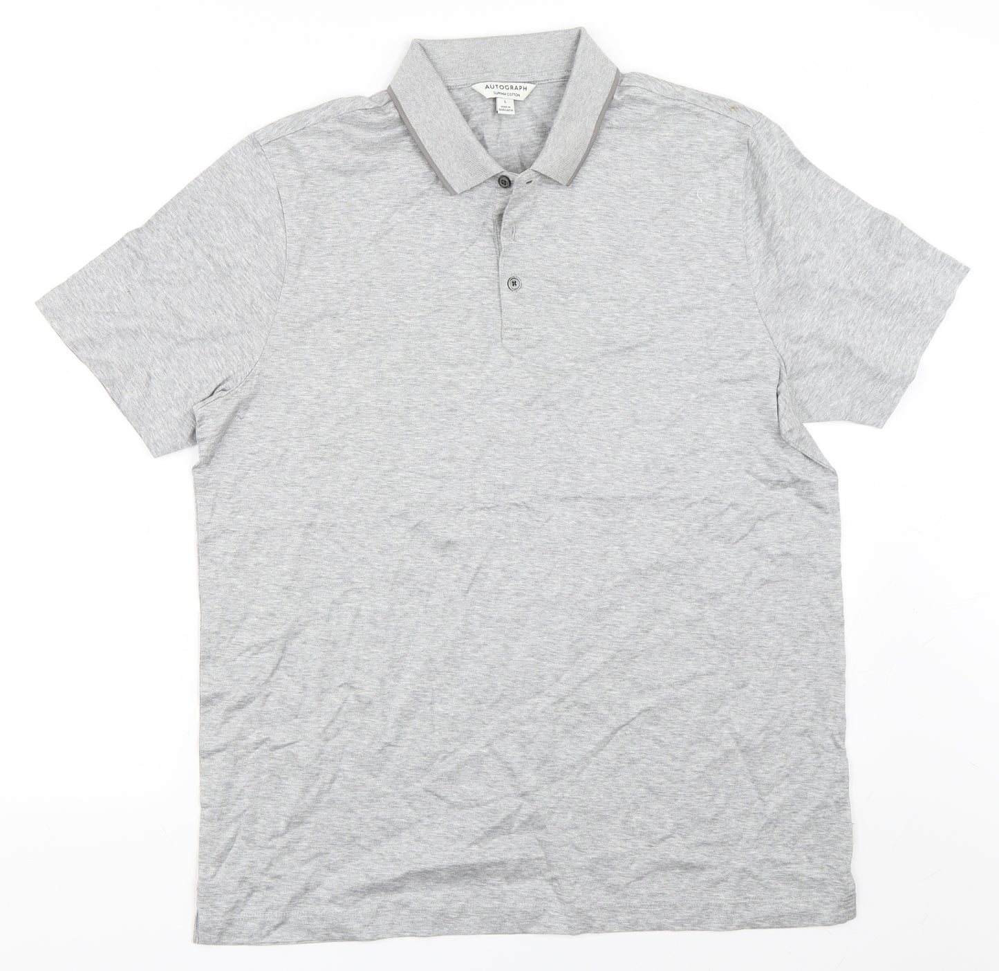 Marks and Spencer Mens Grey    Polo Size L