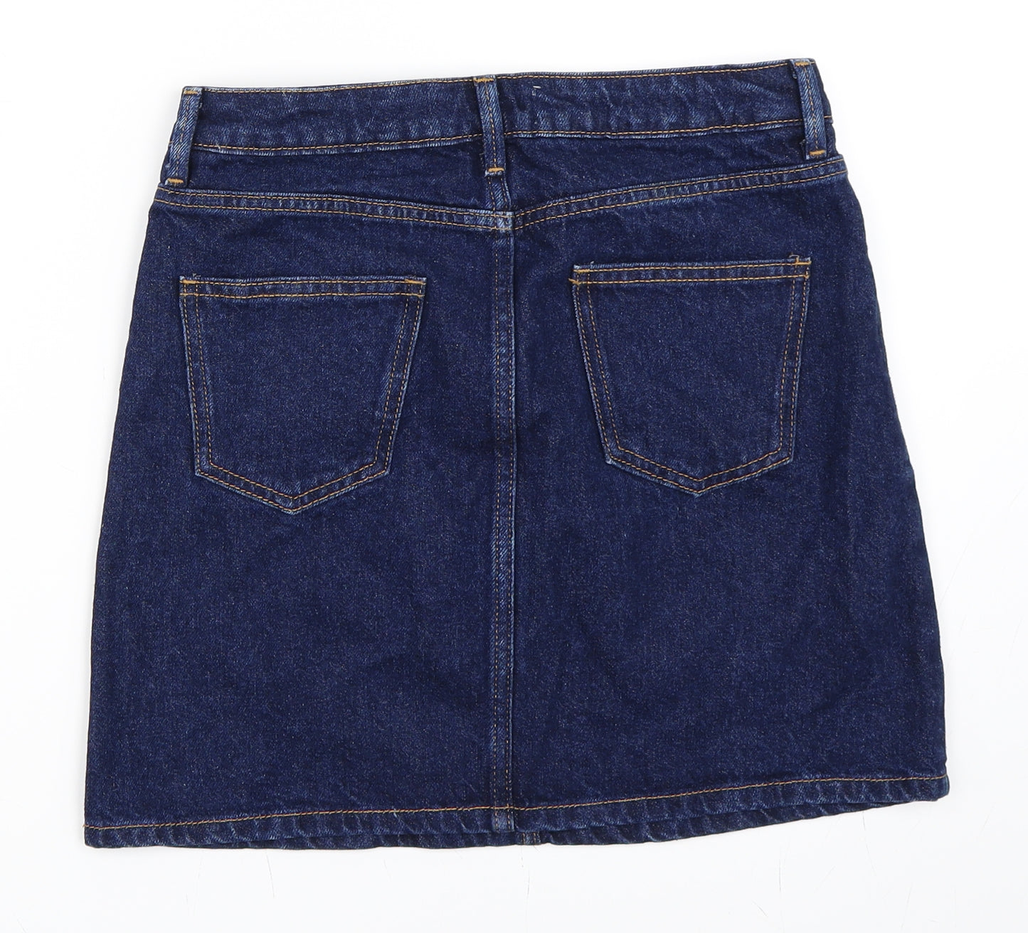 New Look Womens Blue  Denim A-Line Skirt Size 8