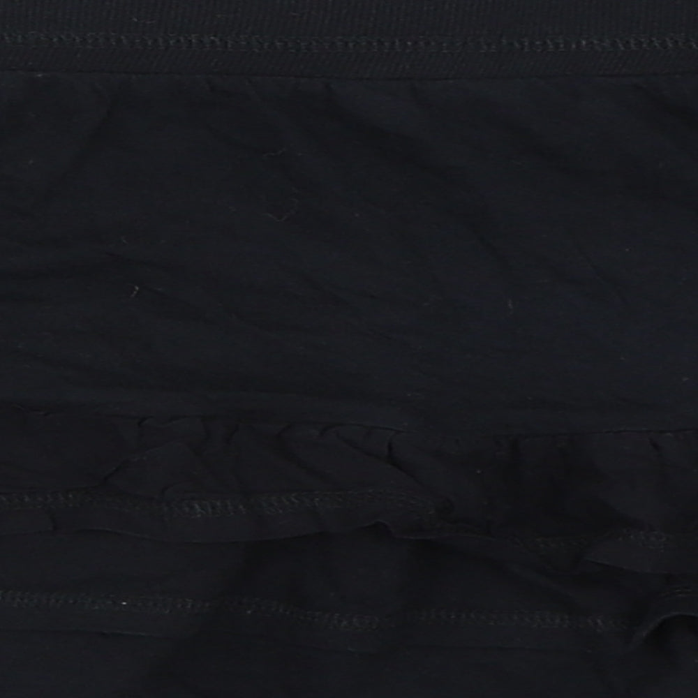 Miss Selfridge Womens Black   Skater Skirt Size 10